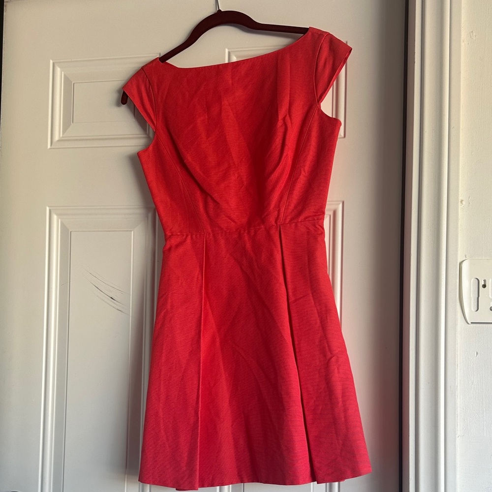 Kate Spade kite bow back dress nwt coral